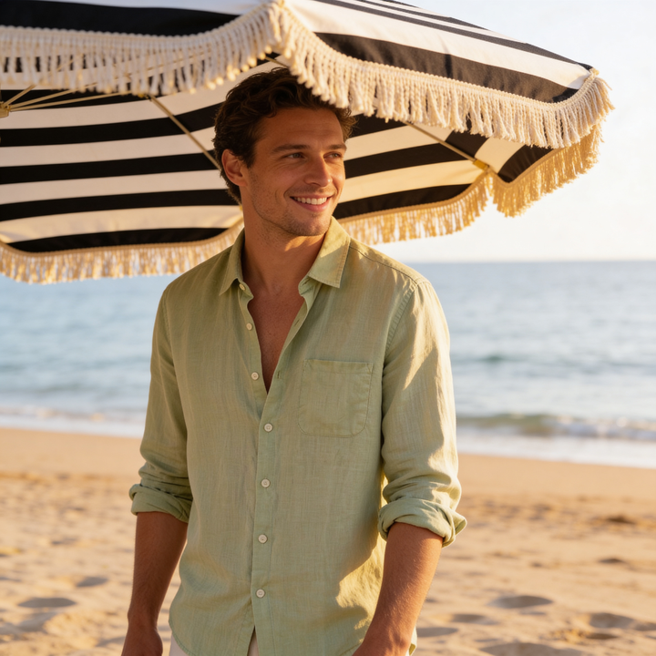 Brooks | Men's Casual Linen Shirt