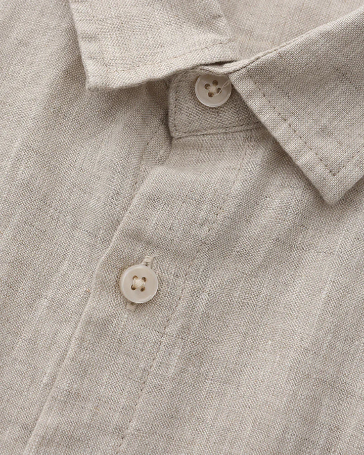 Asher | Men's Short Sleeve Linen Shirt