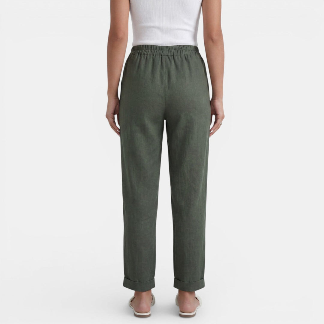 Cecily | High-Waisted Linen Pants