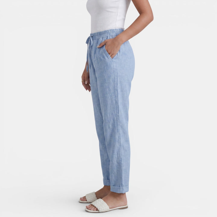 Cecily | High-Waisted Linen Pants