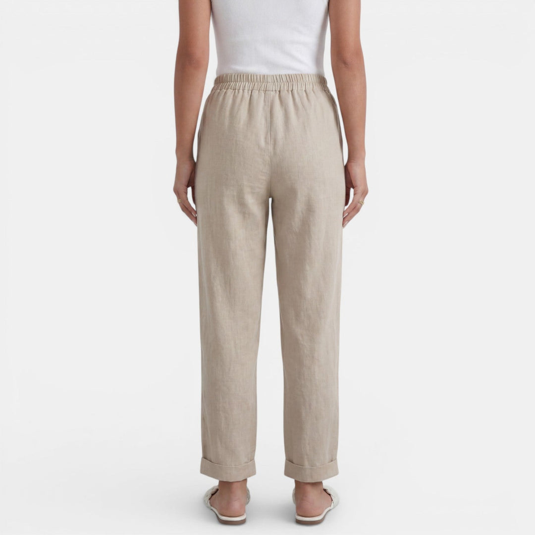Cecily | High-Waisted Linen Pants