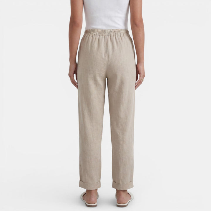 Cecily | High-Waisted Linen Pants