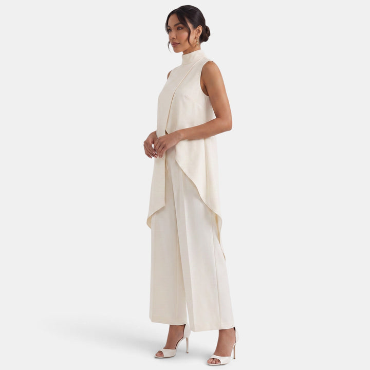 Fern | Asymmetrical high neck set