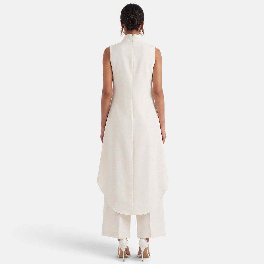 Fern | Asymmetrical high neck set