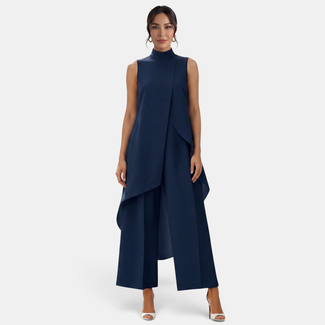 Fern | Asymmetrical high neck set
