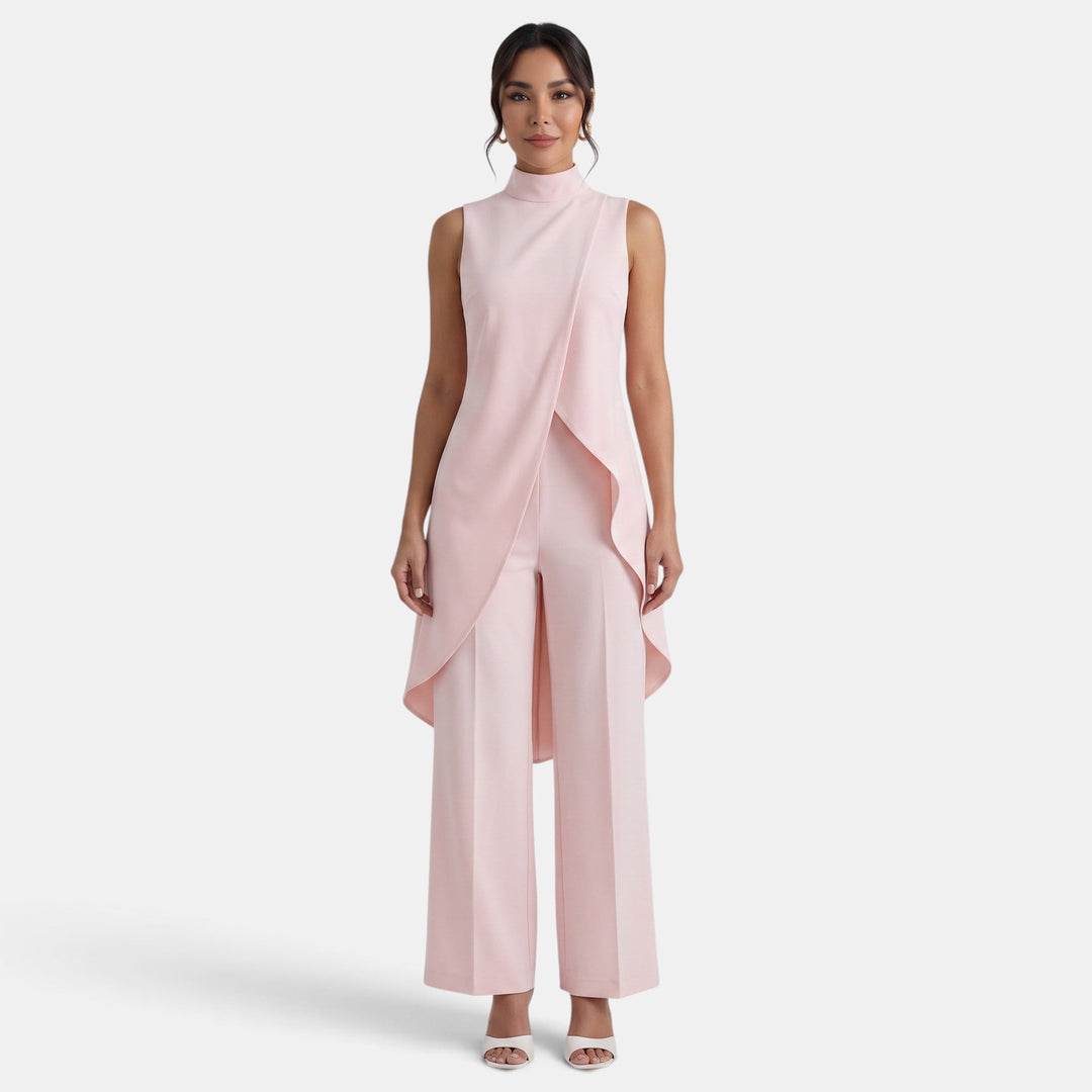 Fern | Asymmetrical high neck set