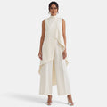 Fern | Asymmetrical high neck set