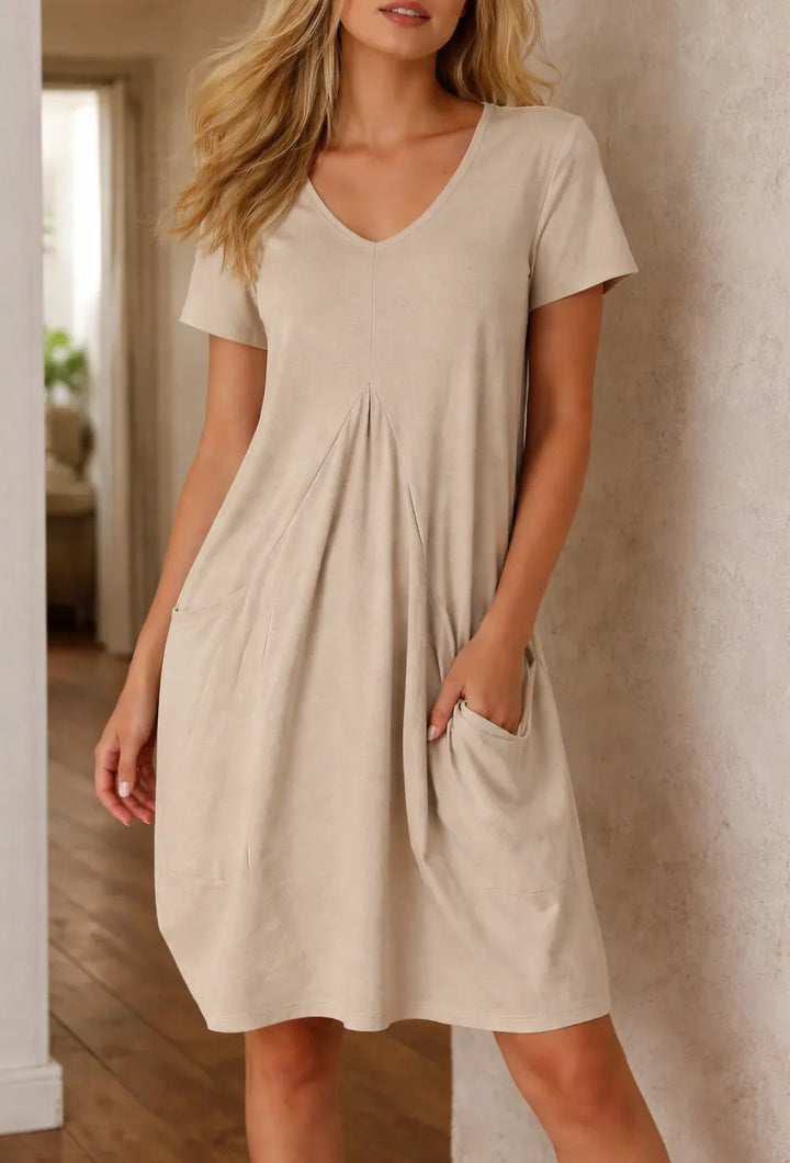Delaney | Relaxed Pocket T-Shirt Dress