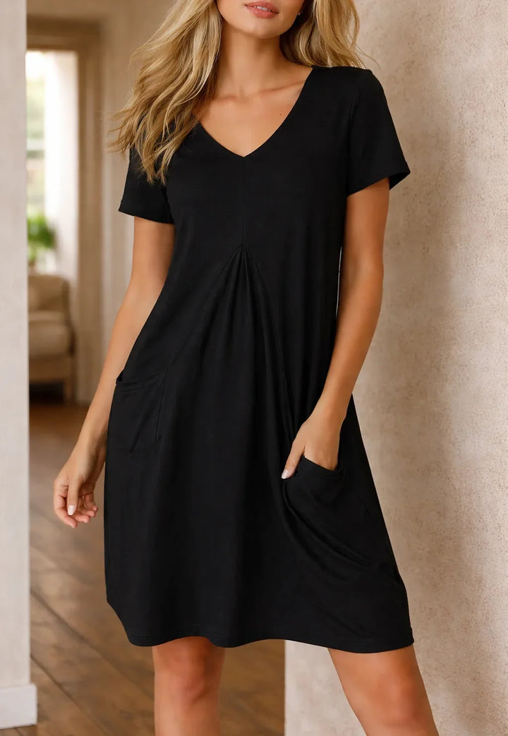 Delaney | Relaxed Pocket T-Shirt Dress