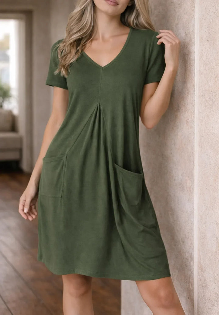 Delaney | Relaxed Pocket T-Shirt Dress