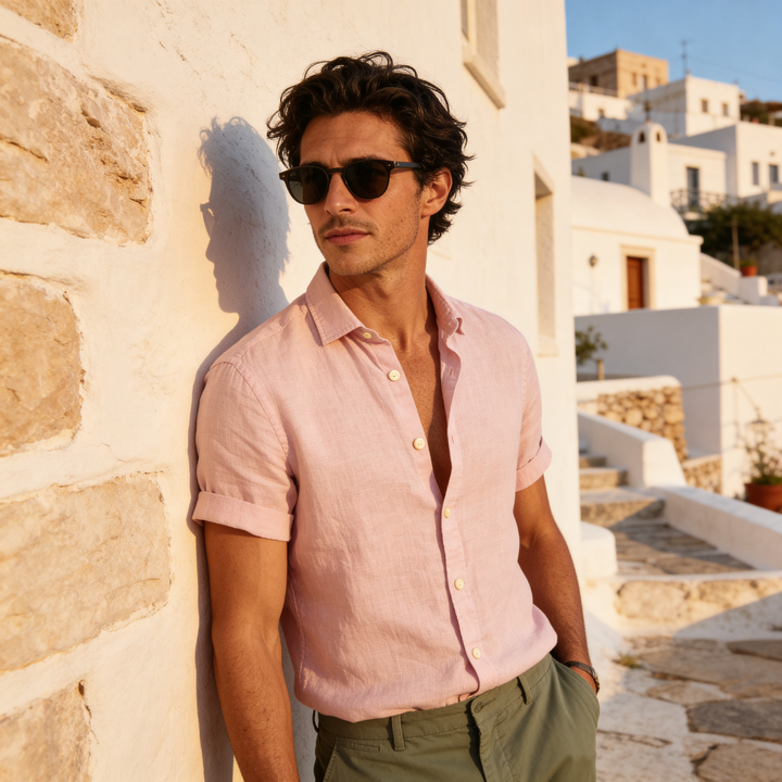 Hudson | Men's Lightweight Short Sleeve Summer Shirt