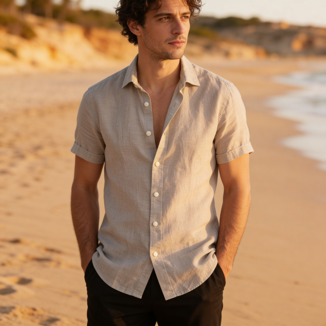 Hudson | Men's Lightweight Short Sleeve Summer Shirt