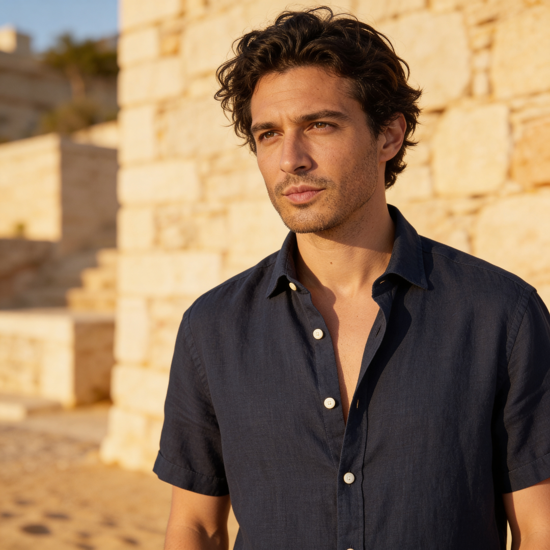 Hudson | Men's Lightweight Short Sleeve Summer Shirt