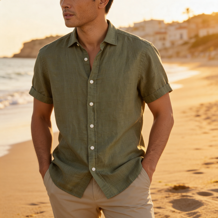 Hudson | Men's Lightweight Short Sleeve Summer Shirt
