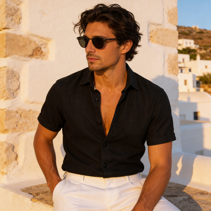 Hudson | Men's Lightweight Short Sleeve Summer Shirt