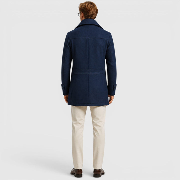 Preston | Men's Wool Blend Stand Collar Coat
