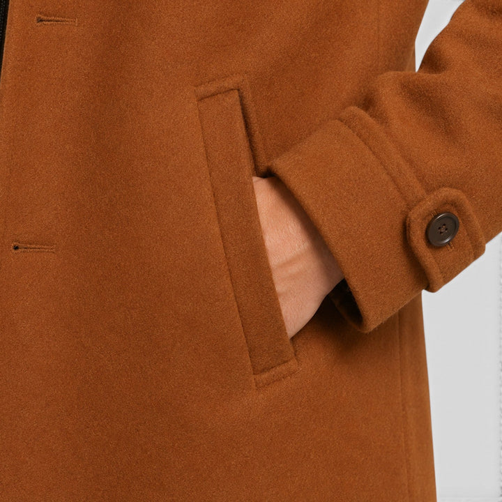 Preston | Men's Wool Blend Stand Collar Coat