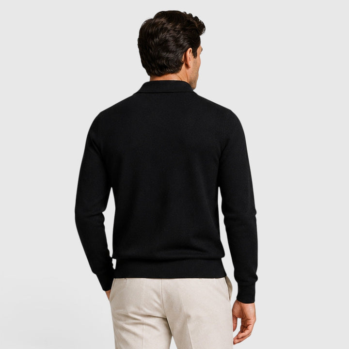 Travis | Men's Full Zip Knit Sweater