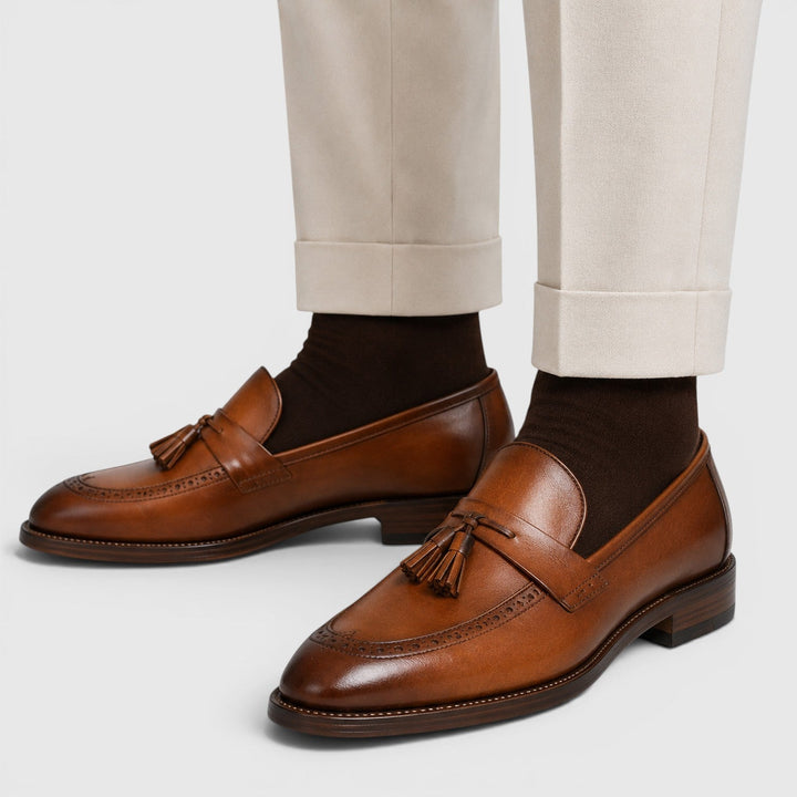 Harrison | Men's Leather Tassel Loafers