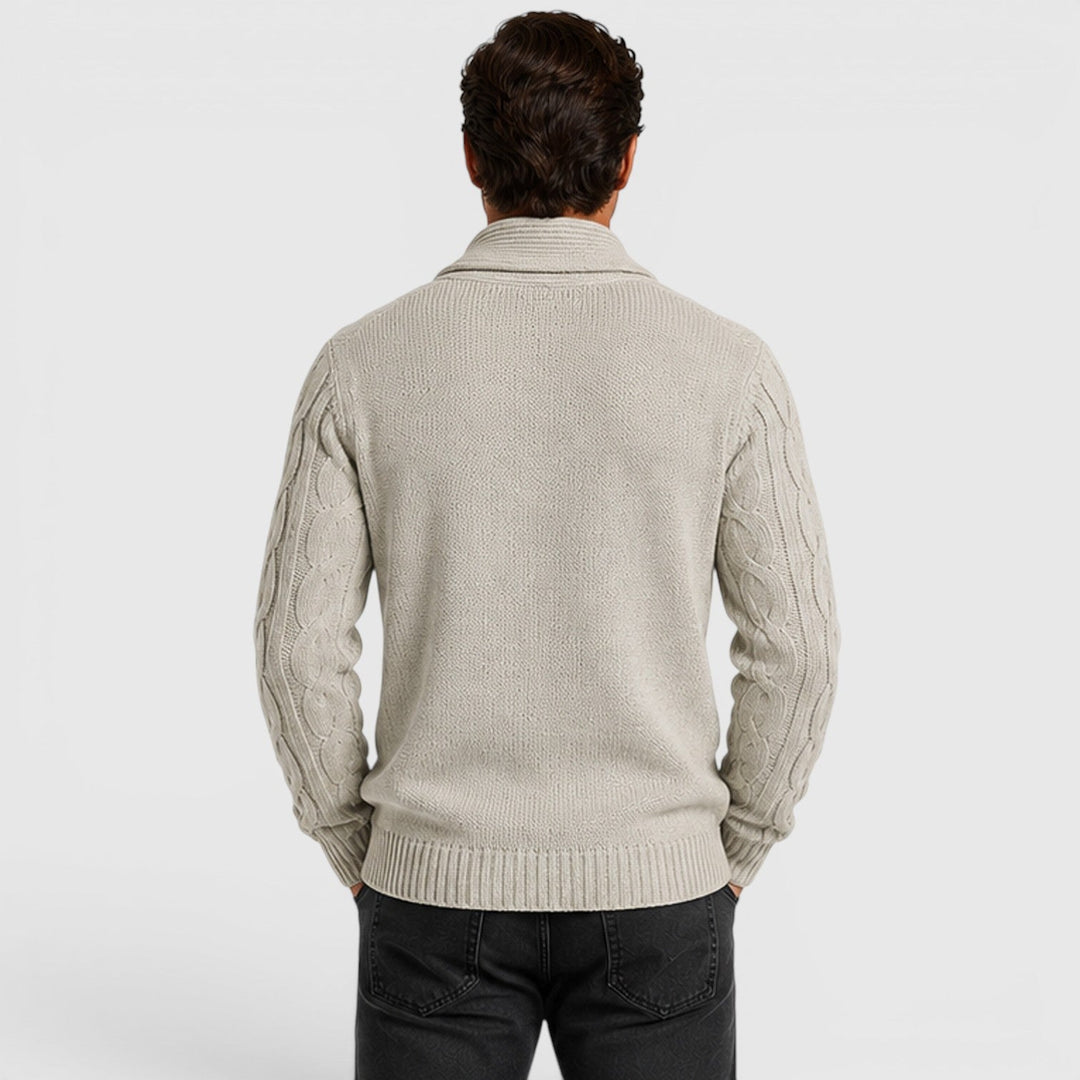 Warren | Men's Shawl Collar Chenille Cardigan