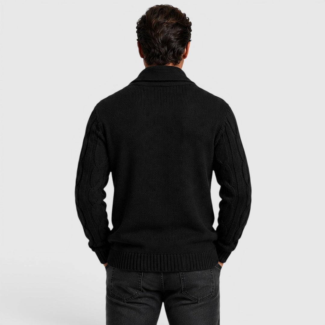 Warren | Men's Shawl Collar Chenille Cardigan