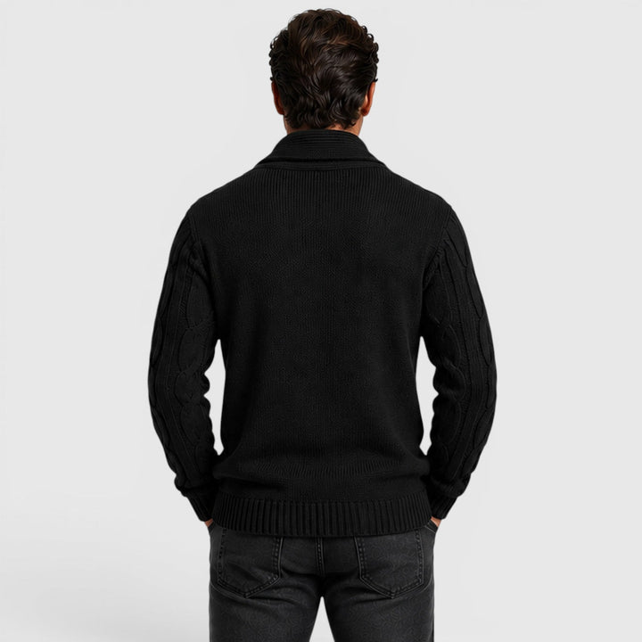 Warren | Men's Shawl Collar Chenille Cardigan