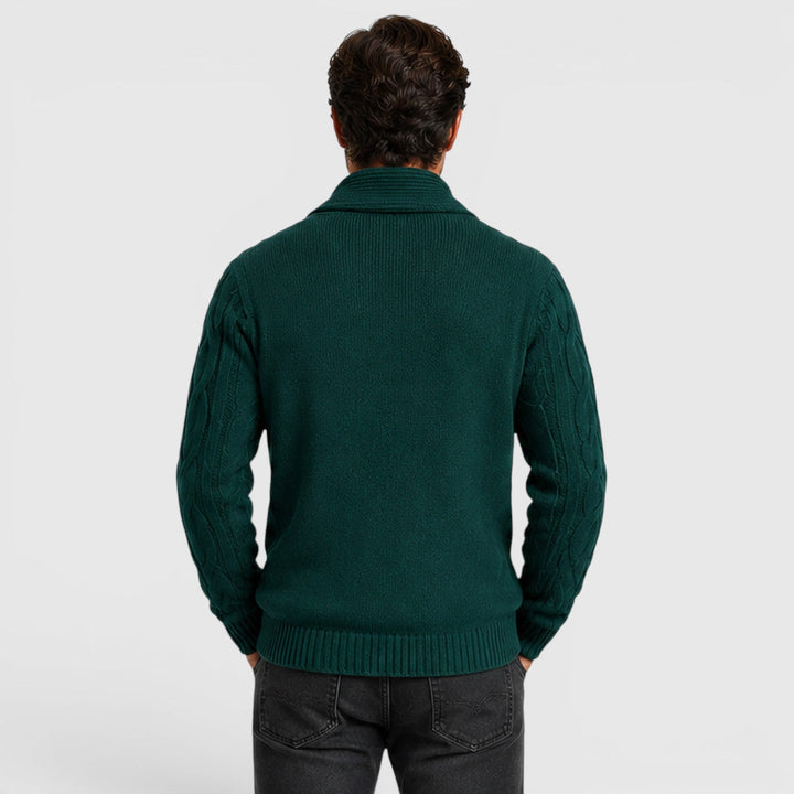 Warren | Men's Shawl Collar Chenille Cardigan