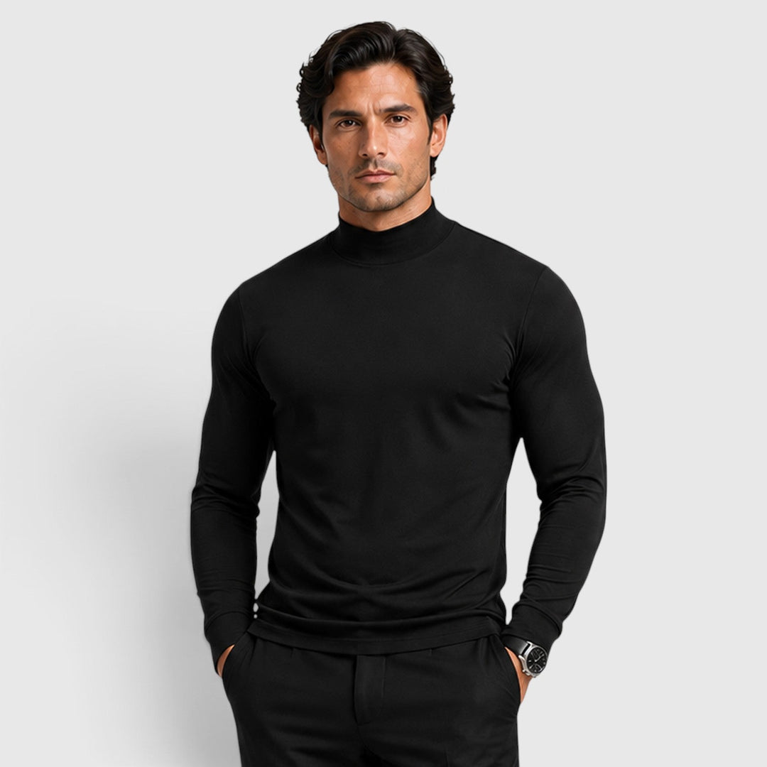 Everett | Men's Fitted Knit Turtleneck Sweater