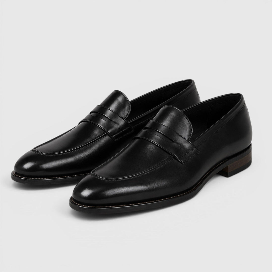 Bennett | Men's Leather Square Toe Loafers