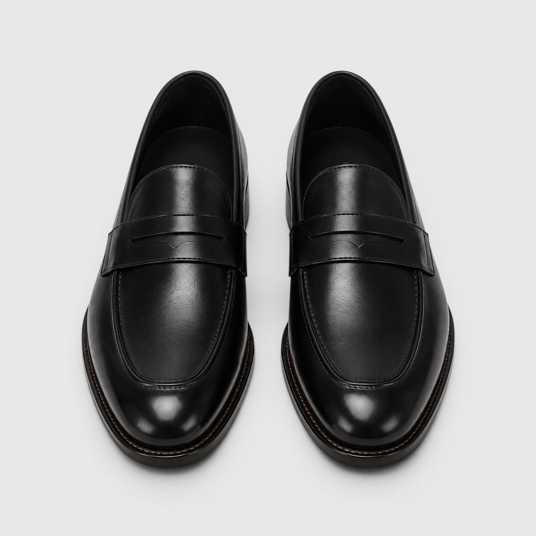 Bennett | Men's Leather Square Toe Loafers