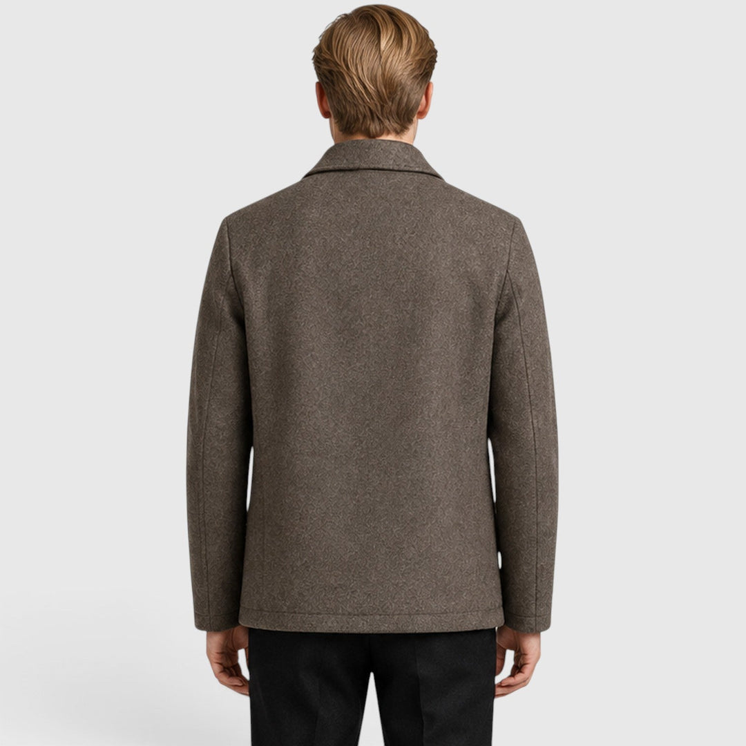 Brooks | Men's Wool Blend Zip Up Jacket