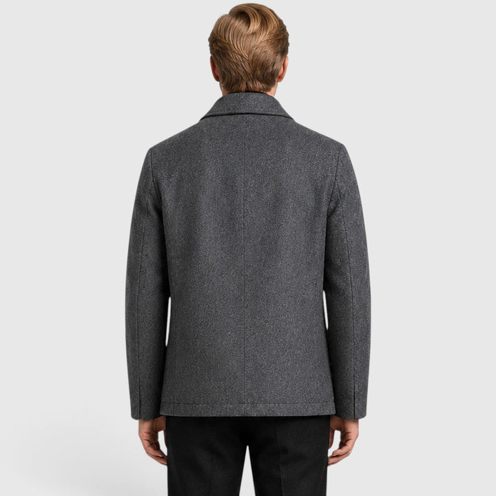 Brooks | Men's Wool Blend Zip Up Jacket