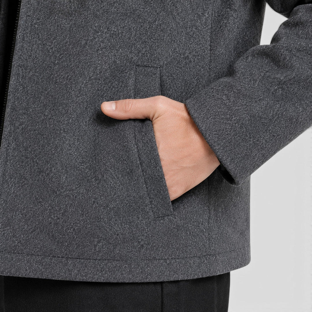 Brooks | Men's Wool Blend Zip Up Jacket