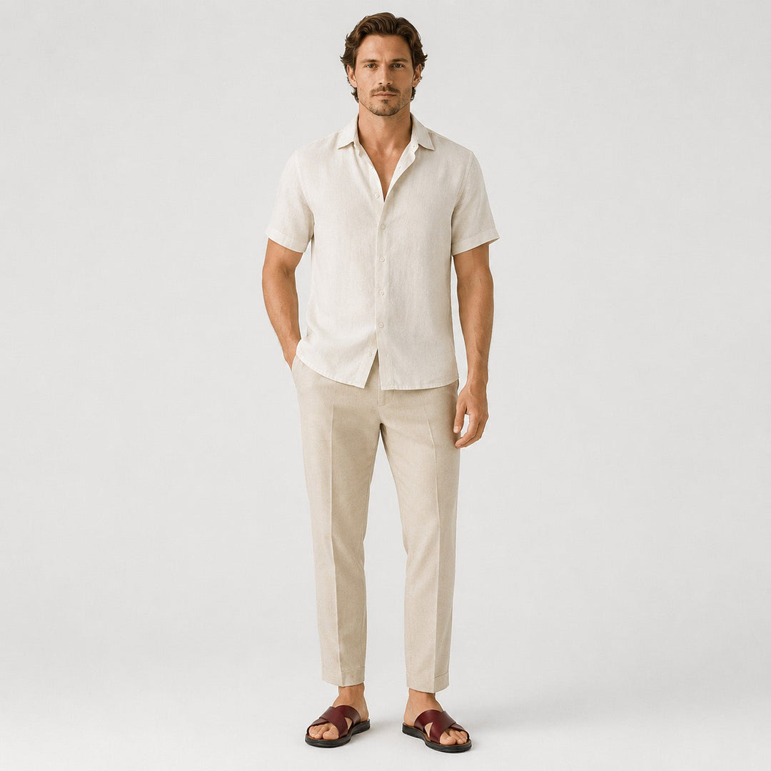 Noah | Cross Strap Slide Sandals