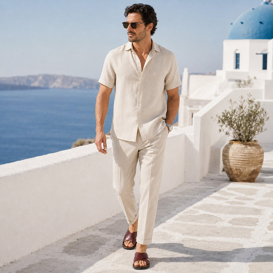 Noah | Cross Strap Slide Sandals