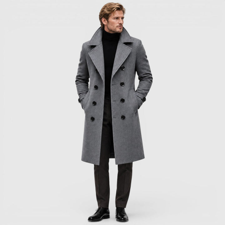 Holden | Men's Double Breasted Wool Overcoat
