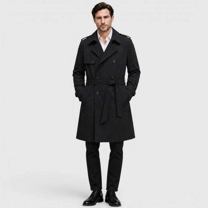 Sterling | Men's Tailored Double Breasted Trench Coat