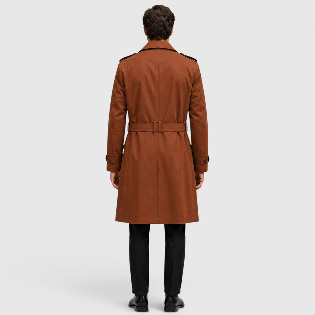 Sterling | Men's Tailored Double Breasted Trench Coat