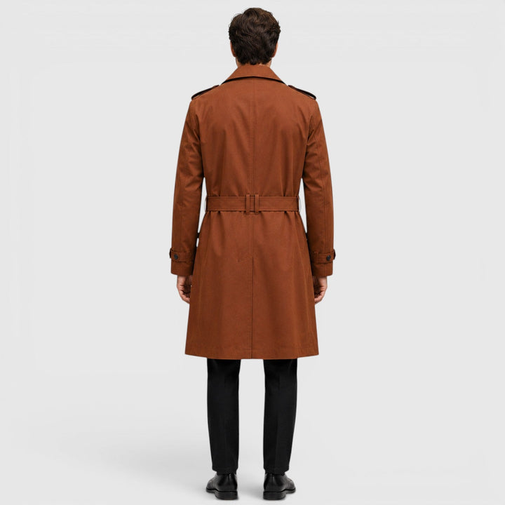 Sterling | Men's Tailored Double Breasted Trench Coat