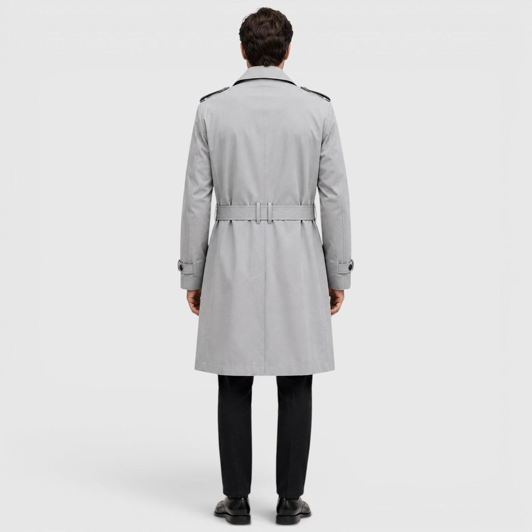 Sterling | Men's Tailored Double Breasted Trench Coat