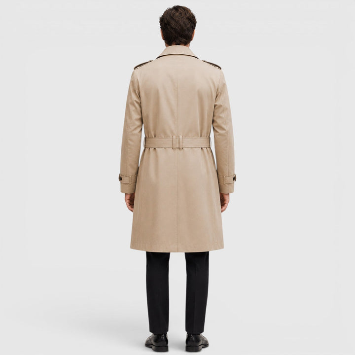 Sterling | Men's Tailored Double Breasted Trench Coat