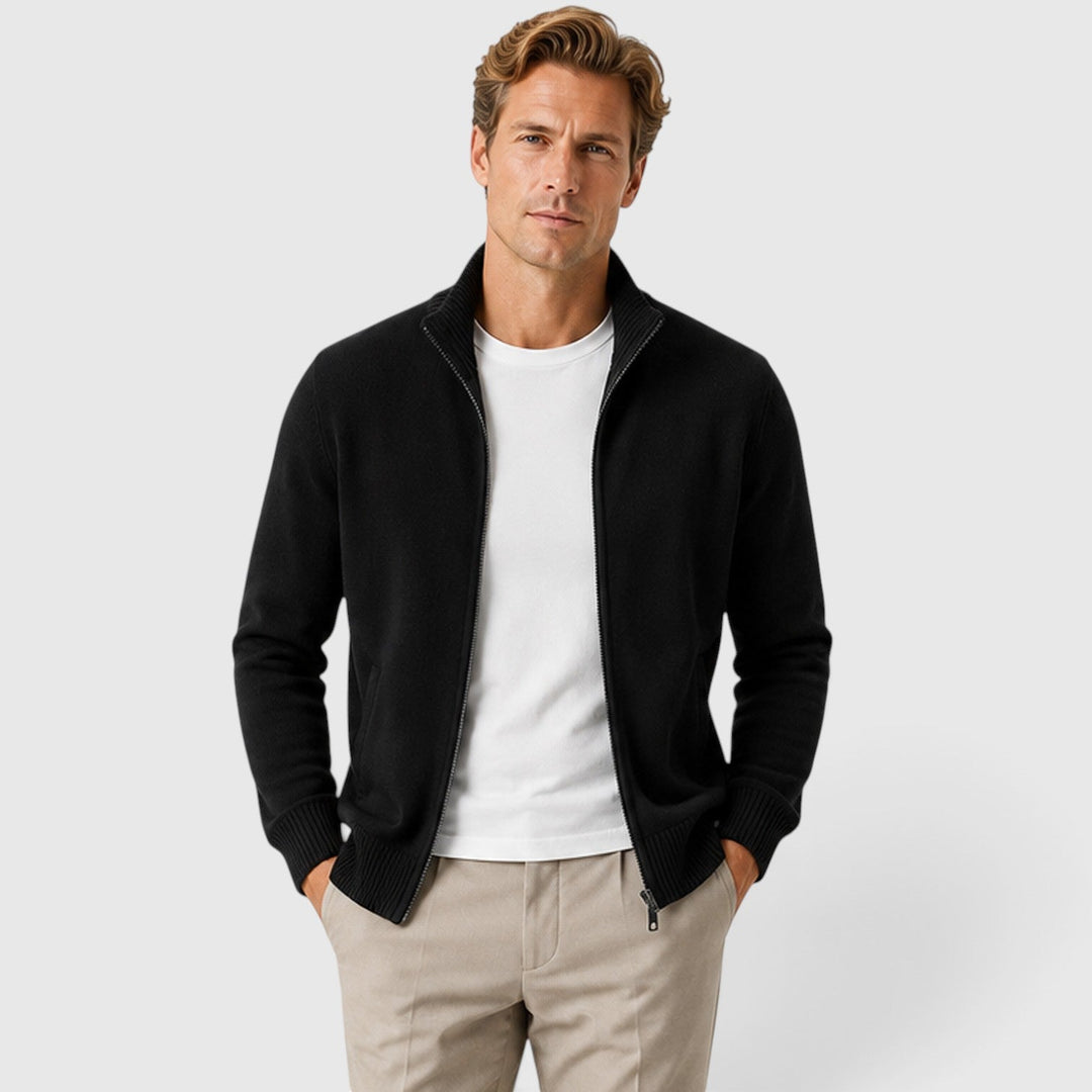 Owen | Men's Knit Zip Up Sweater