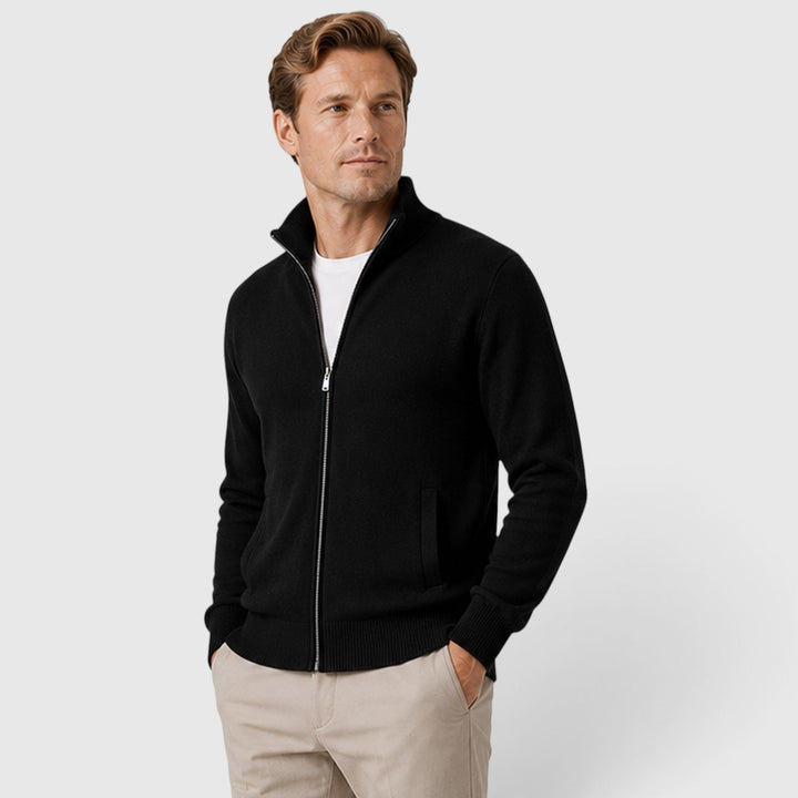 Owen | Men's Knit Zip Up Sweater