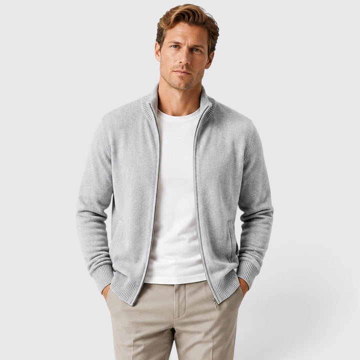 Owen | Men's Knit Zip Up Sweater