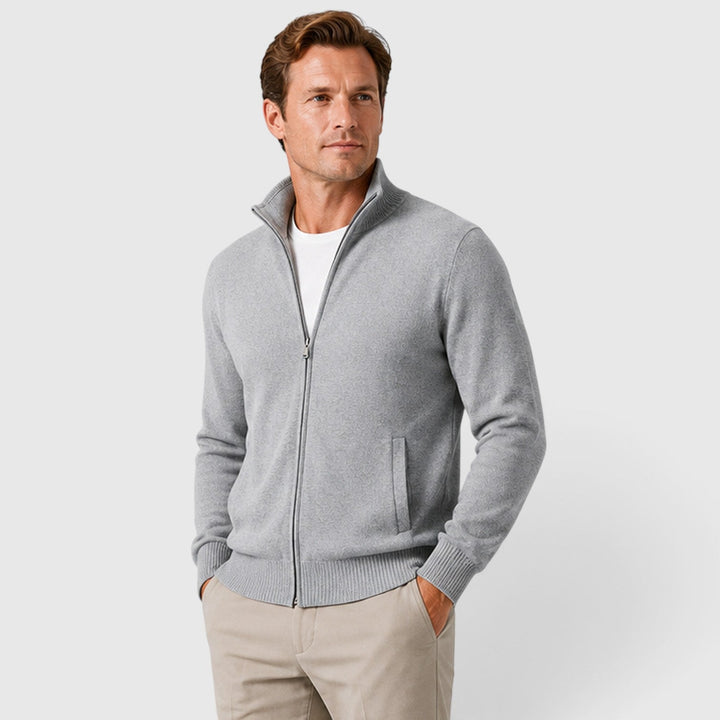 Owen | Men's Knit Zip Up Sweater