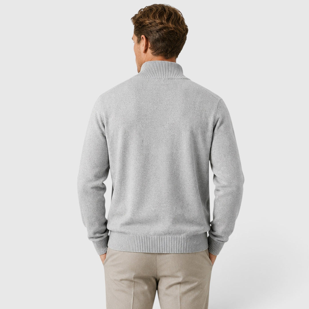 Owen | Men's Knit Zip Up Sweater