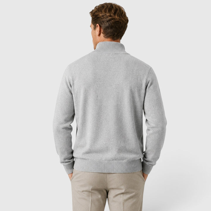 Owen | Men's Knit Zip Up Sweater