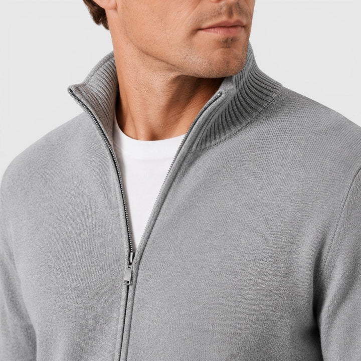 Owen | Men's Knit Zip Up Sweater
