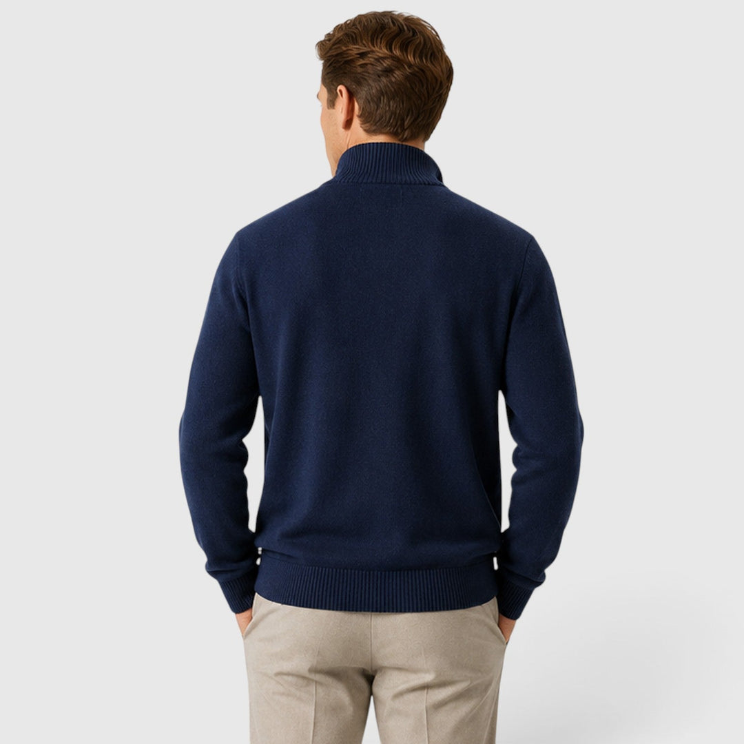 Owen | Men's Knit Zip Up Sweater