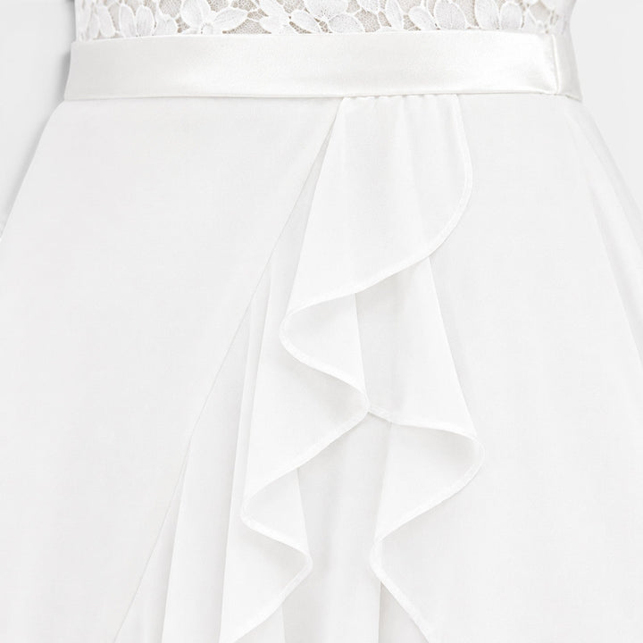 Sophia | Lace Midi Dress with V-Neck